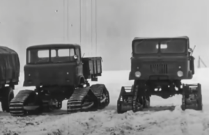 Read more about the article Советские автомобили для снежной зимы – колеса не нужны